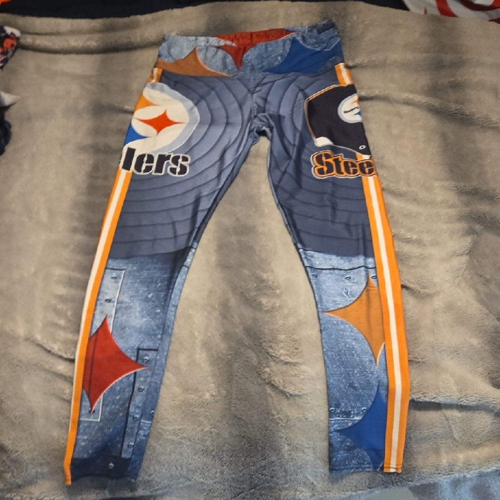 STEELERS Leggings - Blue and Orange